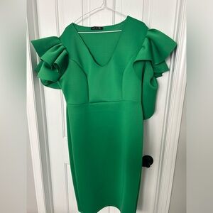 Kelly Green scuba dress